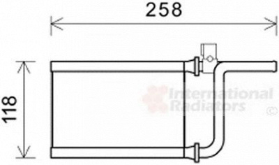 VAN WEZEL 32006254 -  Теплообменник, отопление салона